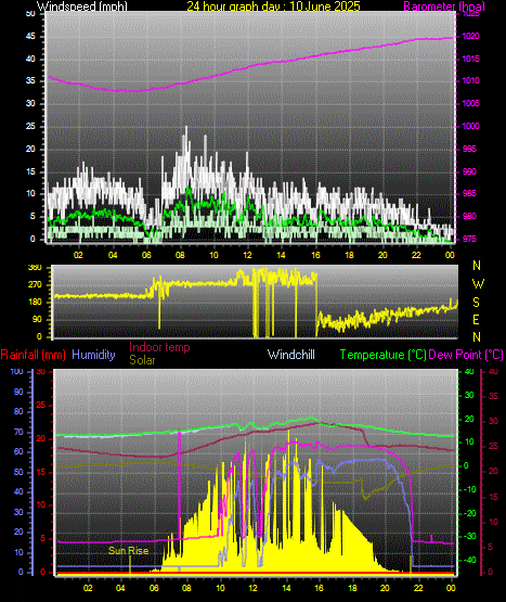 24 Hour Graph for Day 10