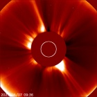 Latest LASCO C2 image of the Sun