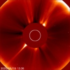 Latest LASCO C2 image of the Sun
