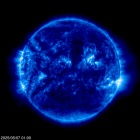 Click for time-lapse image of the sun